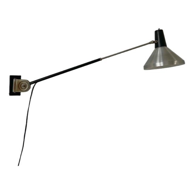 Vintage Mid-Century Telescopic Desk Lamp by H.Th.J.A. Busquet for Hala, 1950s For Sale