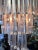 Metal 1960s Mid-Century Modern Italian Style Spiraled Lucite 8-Light Chandelier For Sale - Image 7 of 18