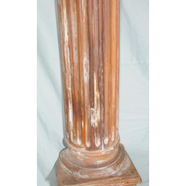 Architectural Half Column Wooden Vintage 60s' For Sale In New York - Image 6 of 12