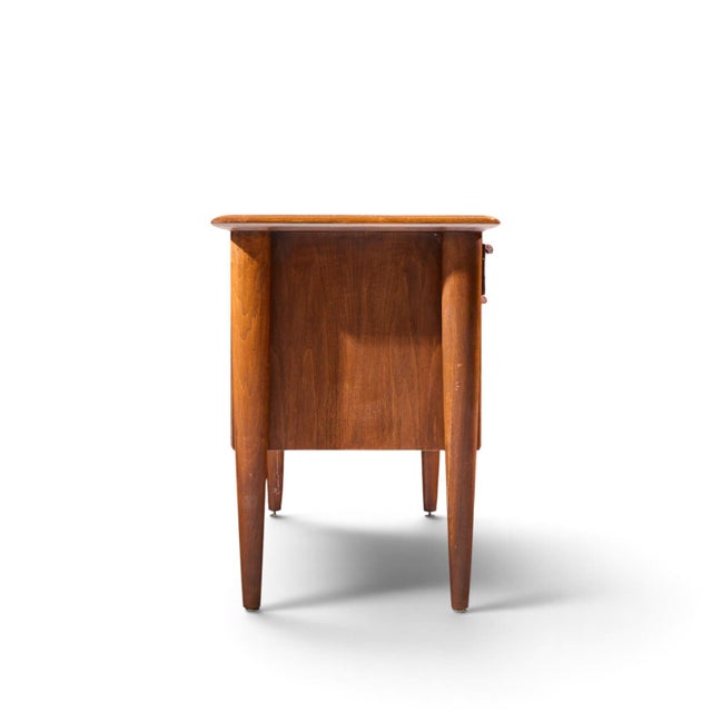 Alma Castilian Mid Century Walnut Credenza For Sale - Image 4 of 11