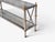 Maison Jansen Style, Neoclassical Console Table, Chrome, Brass, France, 1970s For Sale In New York - Image 6 of 15