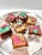 Vintage Faux Christmas Chocolates With Silverplate Tray For Sale - Image 4 of 10