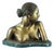 Vincenzo Gemito, Bust Sculpture of Nude Woman, 20th Century, Gilded Bronze For Sale