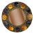 Brutalist Murano Glass Mirror from Creaciones Gobesso, Italy, 1983 For Sale