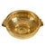 Traditional Handmade Traditional Indian Uruli Round Decorative Bowl | 10" Round Brass Bowl | Coffee Table Centerpiece | Howsewarming Diwali Gift For Sale - Image 3 of 8