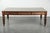 Antique English Writing Desk on Wheels with Drawers and Green Leather Top For Sale - Image 5 of 14