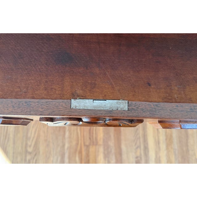 19th-Century Eastlake Solid Walnut Dresser With Original Finish and Hardware For Sale - Image 4 of 12