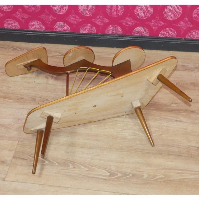 Flower Bench in Pastel Light Blue, 1950s For Sale - Image 9 of 11