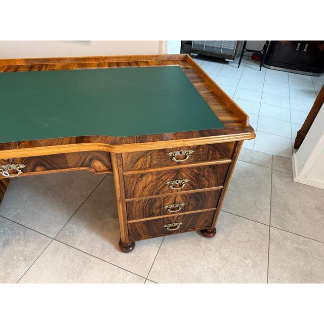 Large Biedermeier Desk with Leather For Sale - Image 11 of 18
