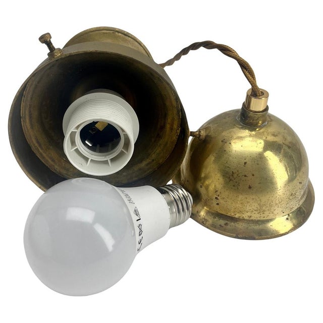 Art Nouveau Opaline Ceiling Lamp, 1930s For Sale - Image 14 of 16