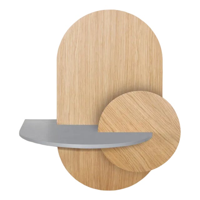 Alba L Nightstand in Oak by Daniel García Sánchez for Woodendot For Sale