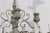 Italian Twelve-Light Painted Wood Chandelier with Flower Shaped Bobeches For Sale - Image 9 of 10