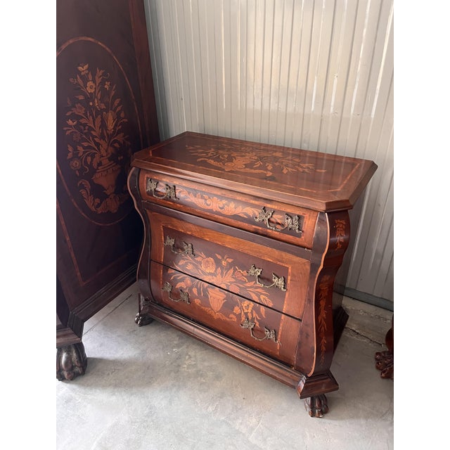 Dutch Inlaid Triptych, 1900s, Set of 3 For Sale - Image 5 of 10