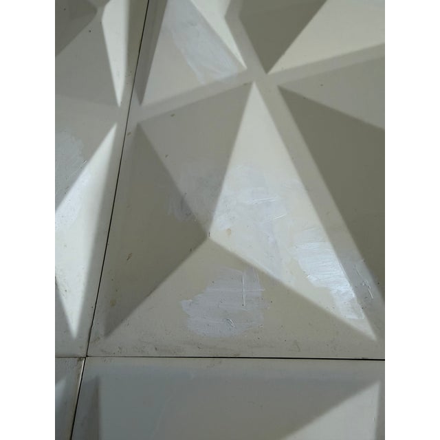 Sculptural Geometric 3d Wall Art Panels, Set of 12 For Sale - Image 14 of 18