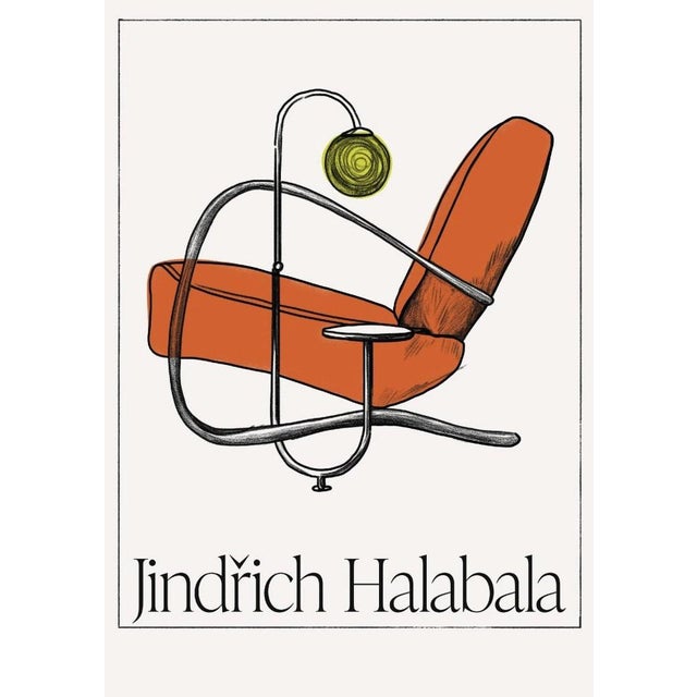 Halabala Poster by Ilona Polanski For Sale - Image 3 of 3