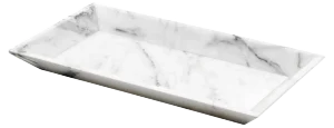 White Carrara Marble Tray or Plate