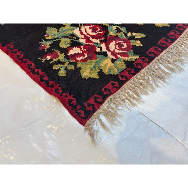 Textile Antique Bessarabian KIlim, 9'2" X 11'2" For Sale - Image 7 of 7