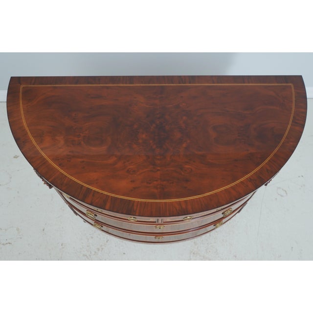 Karges French Louis XVI Walnut Dresser Commode Server For Sale - Image 12 of 18