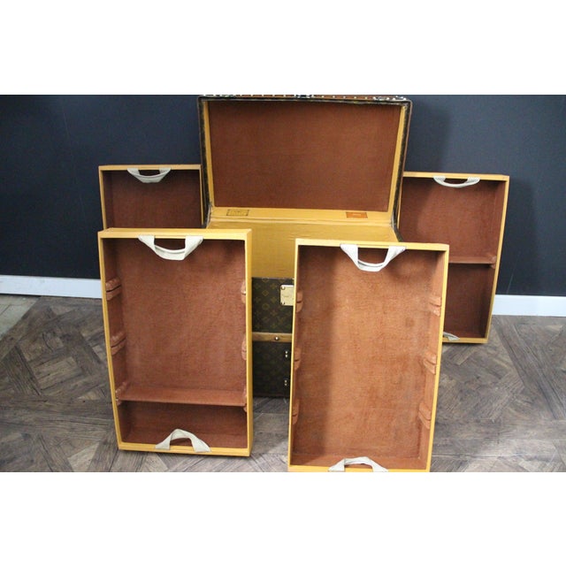Vintage Shoe Trunk by Louis Vuitton, 1920s For Sale - Image 14 of 18