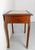 French Art Nouveau Wooden Side Table with Glass Top, 1920s For Sale - Image 4 of 16
