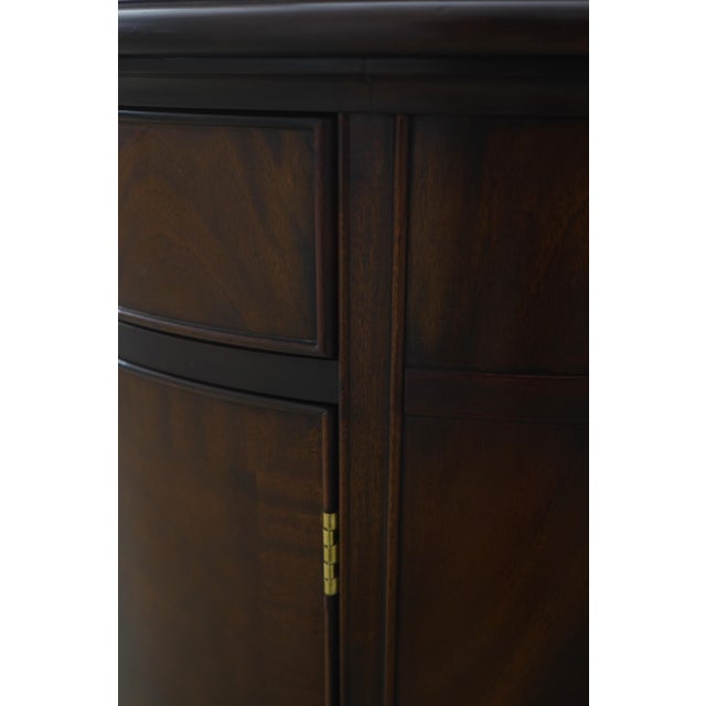 Henkel Harris Flame Mahogany Round Drum Side Table For Sale - Image 16 of 18