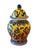 Ceramic Late 20th Century Yellow & Blue Chinoiserie Ginger Jar For Sale - Image 7 of 7