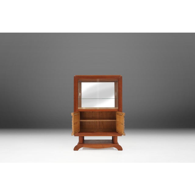 1940s Art Deco Vitrine Cabinet by Gaston Poisson, 1940s For Sale - Image 5 of 13