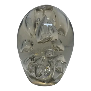 Beautiful Art Glass Paperweight by Robert Barber, Signed and Numbered.