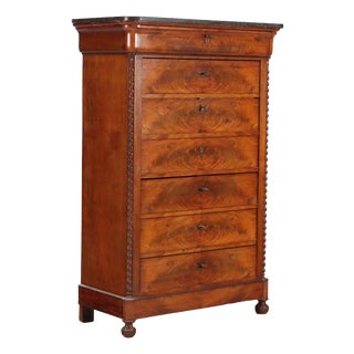 Charles X Chest in Mahogany For Sale