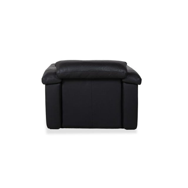 Black Model 4000 Armchair in Black Leather from Rolf Benz For Sale - Image 8 of 11