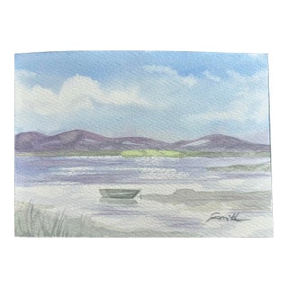 Signed Original Watercolor Painting For Sale