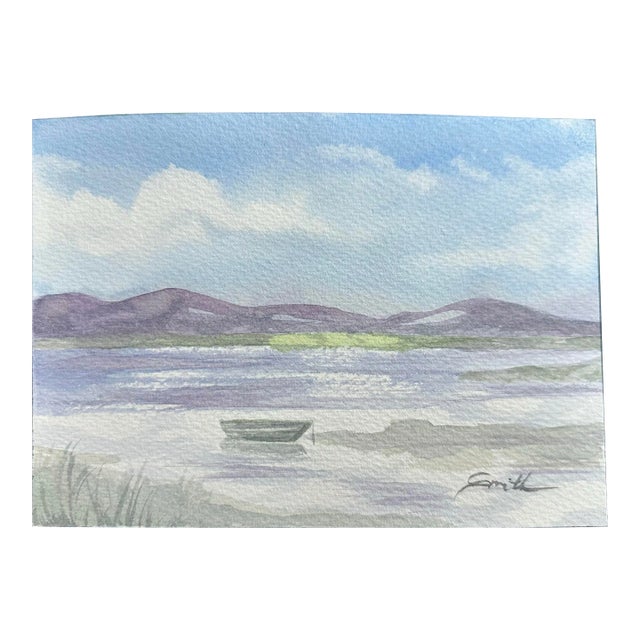 Signed Original Watercolor Painting For Sale