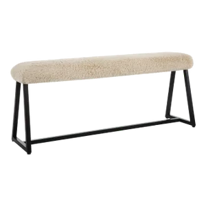 Taupo Sheepskin Bench