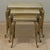 Mid 20th Century Set of Three Mid-Century French Louis XV Style Brass and Onyx Nesting Tables For Sale - Image 5 of 18