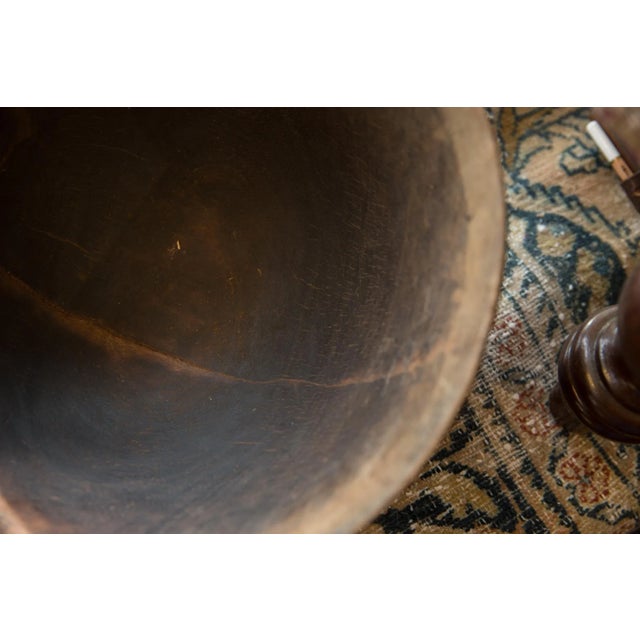 Vintage African Wooden Bowl For Sale In New York - Image 6 of 8