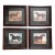 4 Vintage Thoroughbred Equestrian Horse Prints Framed & Matted 18.5"h X 20.5" W For Sale