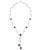 AGI Certified Natural Burma Ruby and Diamond Necklace 18 Karat White Gold For Sale - Image 17 of 18
