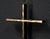 Brutalist Brass Cross, 1950s For Sale - Image 5 of 10