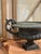 Neoclassical 19th Century Antique French Neoclassical Painted Cast Iron Garden Urn For Sale - Image 3 of 5