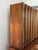 1960s Mid Century Modern Walnut Sculpted 2 Piece China Cabinet Hutch C. 1960s For Sale - Image 5 of 12