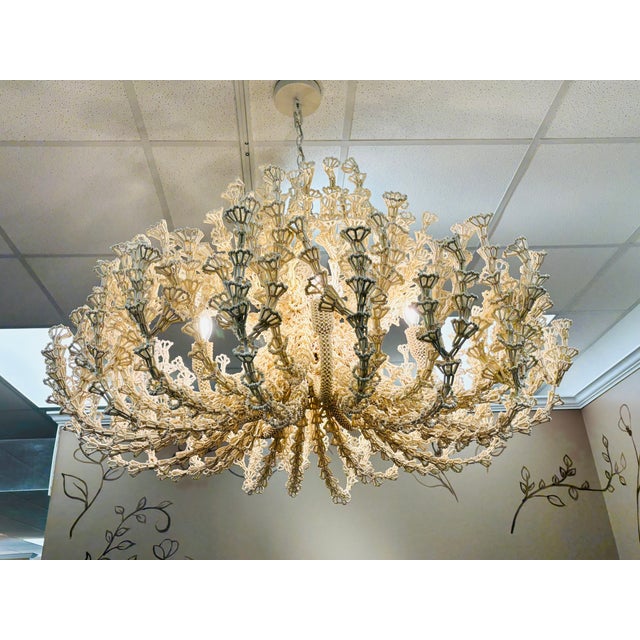 Palacek Seychelles Coco Chandelier in Cream For Sale - Image 9 of 11