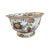 A richly decorated Ashworth Bros. Hanley ironstone jardinière, c.1890, with vibrant chinoiserie florals, perched birds,...