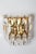 Hollywood Regency Lead Crystal and Gold Wall Lights, Palwa, 1970s, Set of 2 For Sale - Image 17 of 18