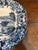 Ceramic Antique Wedgwood Blue Transferware Platter With Cattle Motif. For Sale - Image 7 of 11