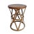 Farmhouse Vintage Industrial Iron Strap Outdoor Side Table For Sale - Image 3 of 6
