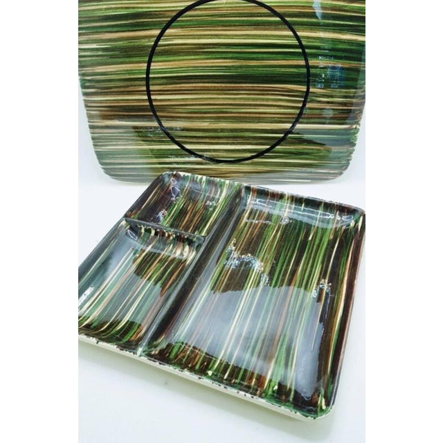 Cheese Plate Set from St Clément, France, 1960s, Set of 2 For Sale - Image 4 of 16