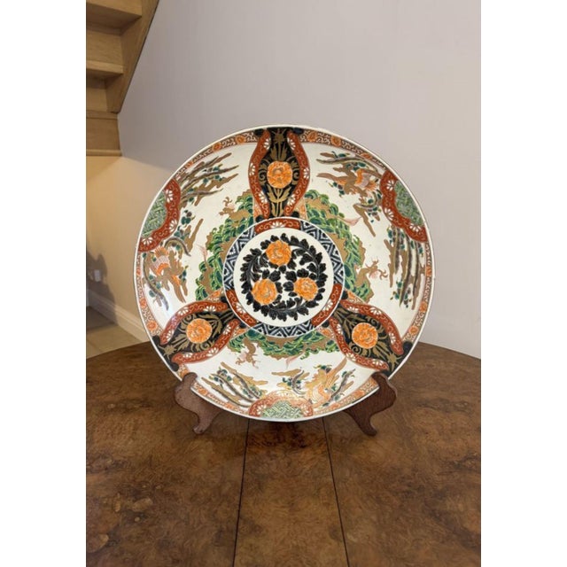 1900 - 1909 Antique Japanese Imari Charger, 1900s For Sale - Image 5 of 5