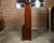 Brown English 19th Century Mahogany Bookcase with Glass Doors and Carved Rosettes For Sale - Image 8 of 12