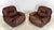Mid-Century Modern 1970s Post Modern Italian Leather Lounge Chairs – A Pair For Sale - Image 3 of 12