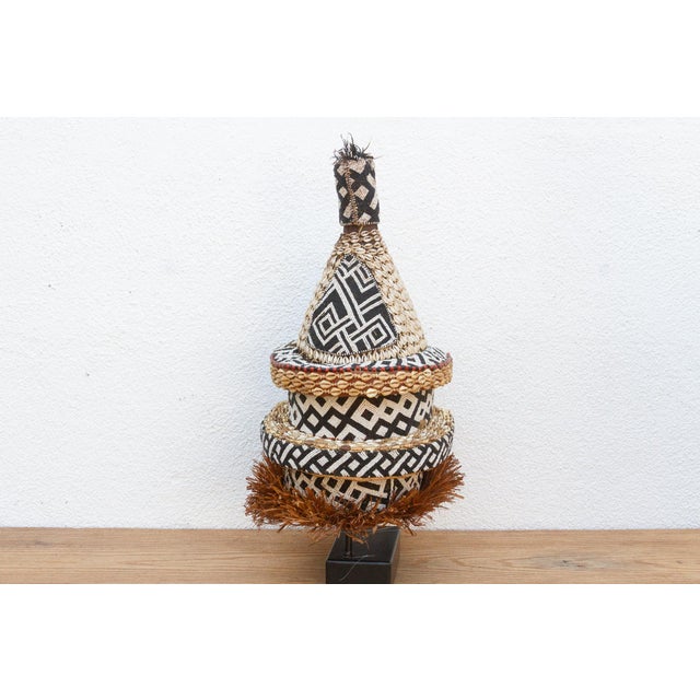 Cowry Shell Kuba Lele African Mask For Sale - Image 4 of 10